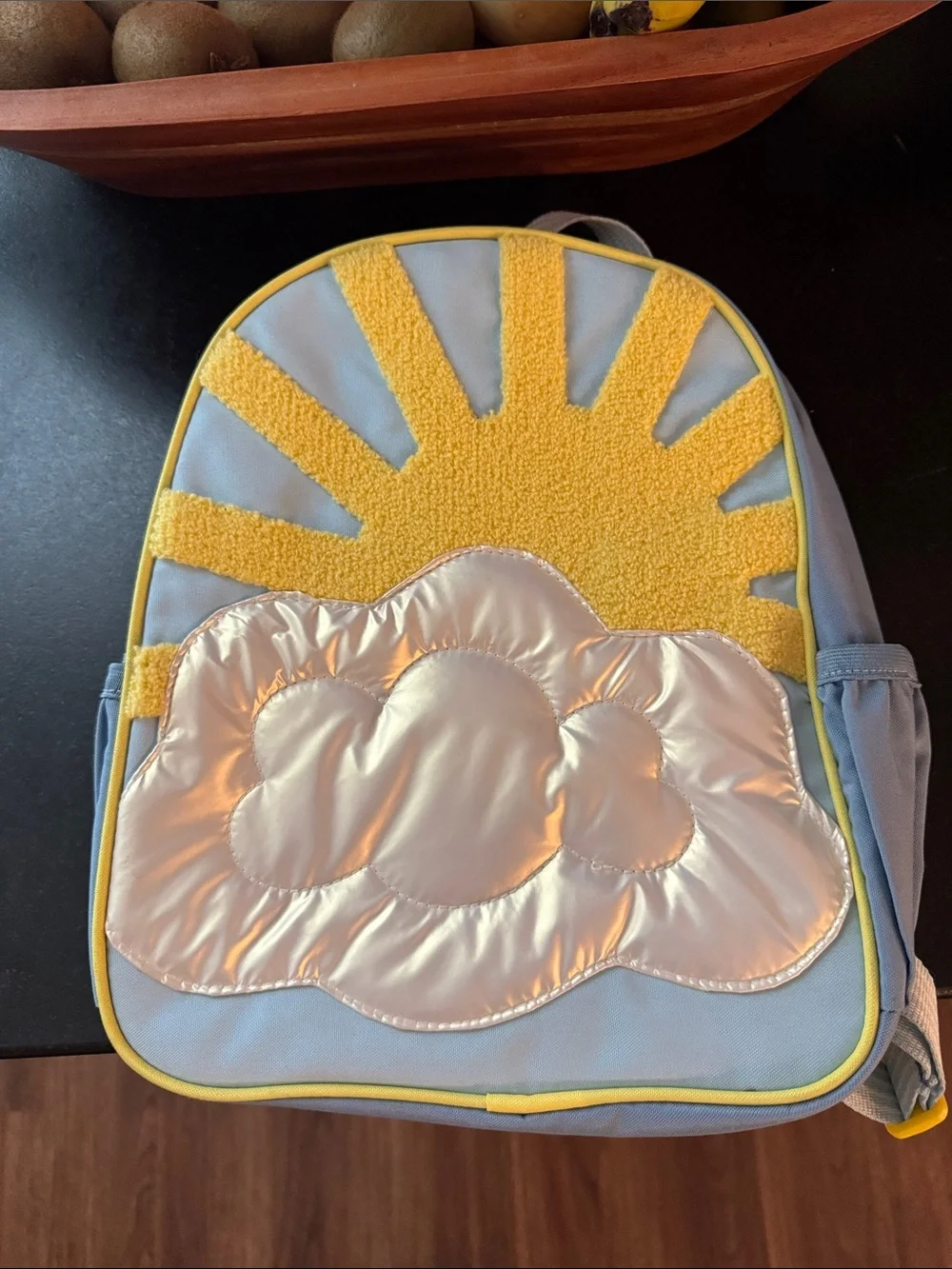 Kids Sun & Cloud Backpack and Lunch Bag Set - Blue & Yellow- pottery barn kids